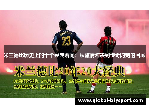 米兰德比历史上的十个经典瞬间：从激情对决到传奇时刻的回顾