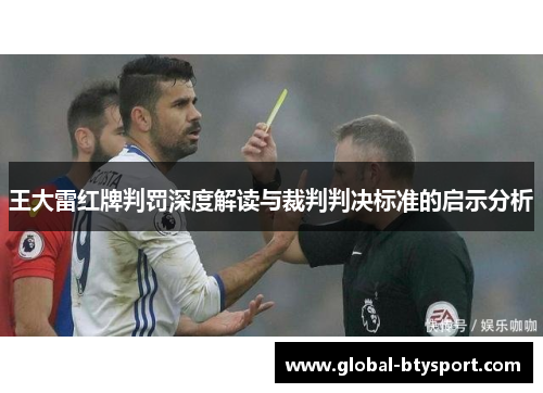 王大雷红牌判罚深度解读与裁判判决标准的启示分析