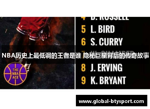 NBA历史上最低调的王者是谁 隐秘巨星背后的传奇故事