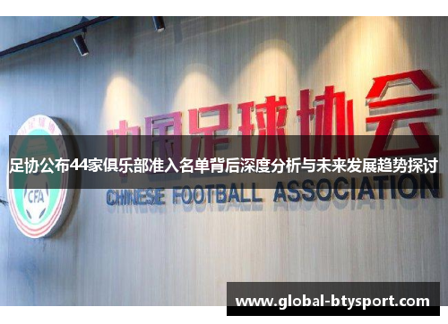 足协公布44家俱乐部准入名单背后深度分析与未来发展趋势探讨